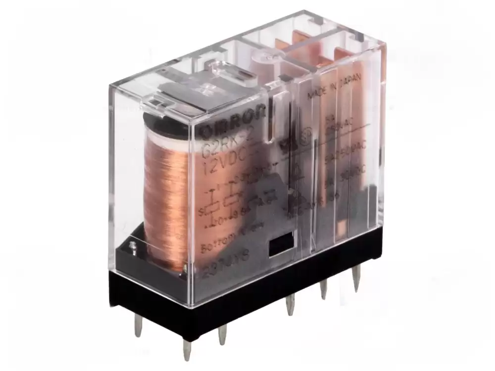 Omron-G2RK-2 12VDC Relay electromagnetic DPDT Ucoil 12VDC 