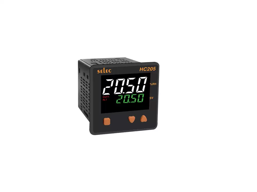 Selec  HC205,4 digit dual display Humidity controller