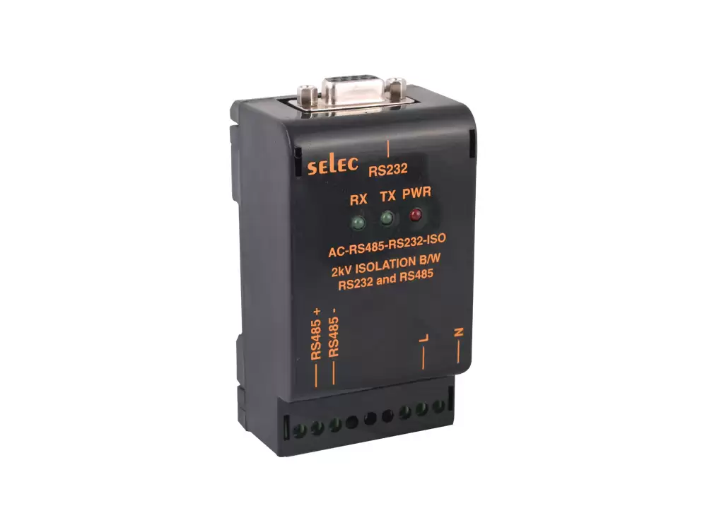 Selec AC-RS485-RS232-ISO,Converter  RS485 to RS232