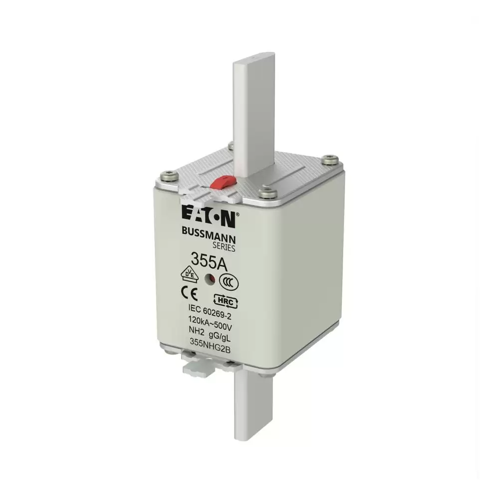 BUSSMANN - 355NHG2B, NH Fuse, 355A 500V GG GL SIZE 2