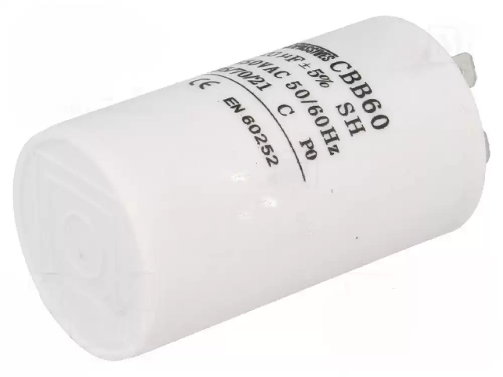 Capacitor 20uF SR PASSIVES  450V 40x70mm CBB60A-20450