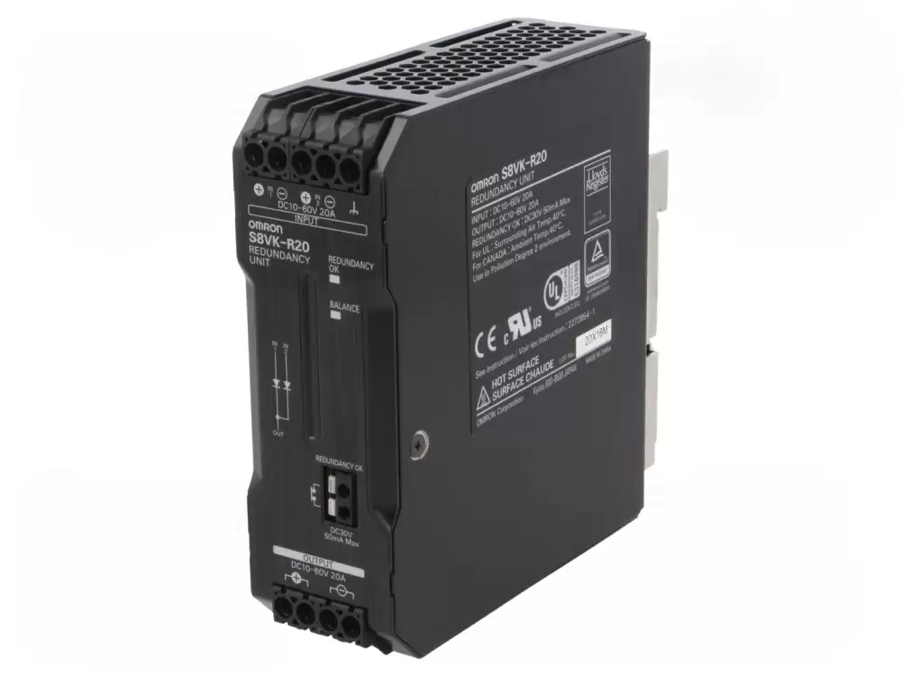 OMRON-S8VK-R20 Power Supply   redundancy 20A 1060VDC Electr.connect terminal block 