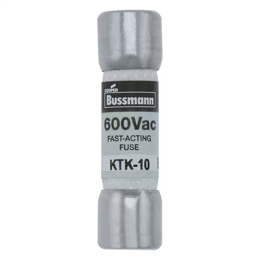 BUSSMANN - KTK-10 LIMITRON Fast-acting 10A Fuse 600V AC 