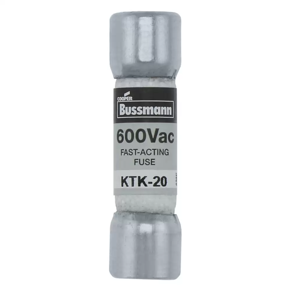 BUSSMANN - KTK-20 LIMITRON Fast-acting 20A Fuse 600V AC 