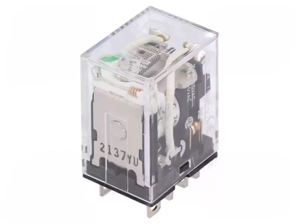 Omron-LY2N-D2 24DC Relay electromagnetic DPDT Ucoil 24VDC 