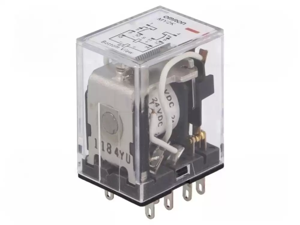 Omron-MY2K-US 24VDC Relay electromagnetic DPDT Ucoil 24VDC 