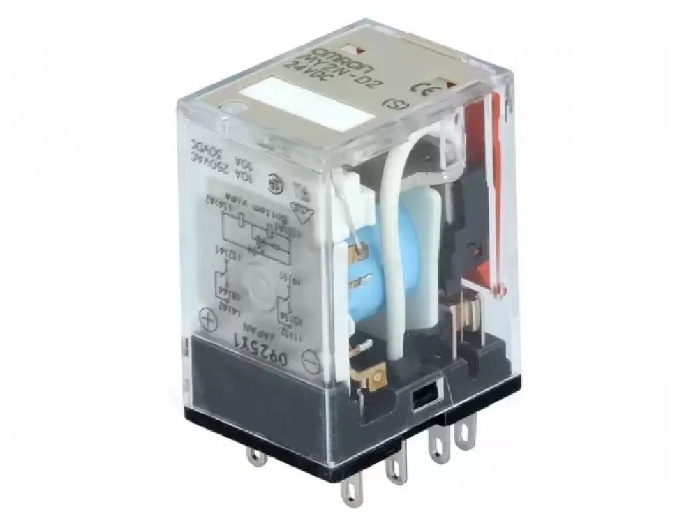 Omron-MY2N-D2 24VDC S Relay electromagnetic DPDT Ucoil 24VDC 