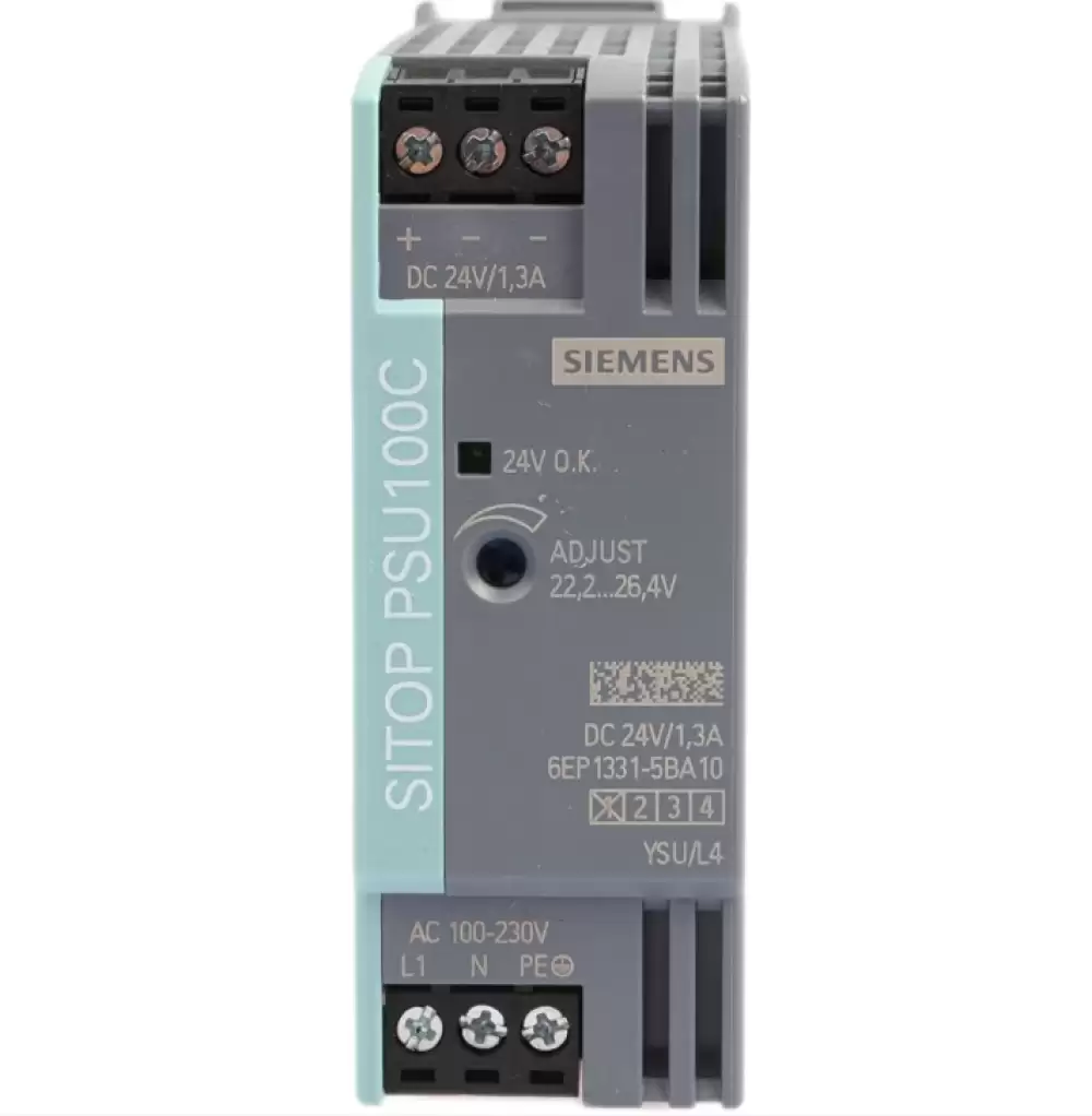 SIEMENS 6EP1331-5BA10 DIN Rail 30W 1.3A 24VDC