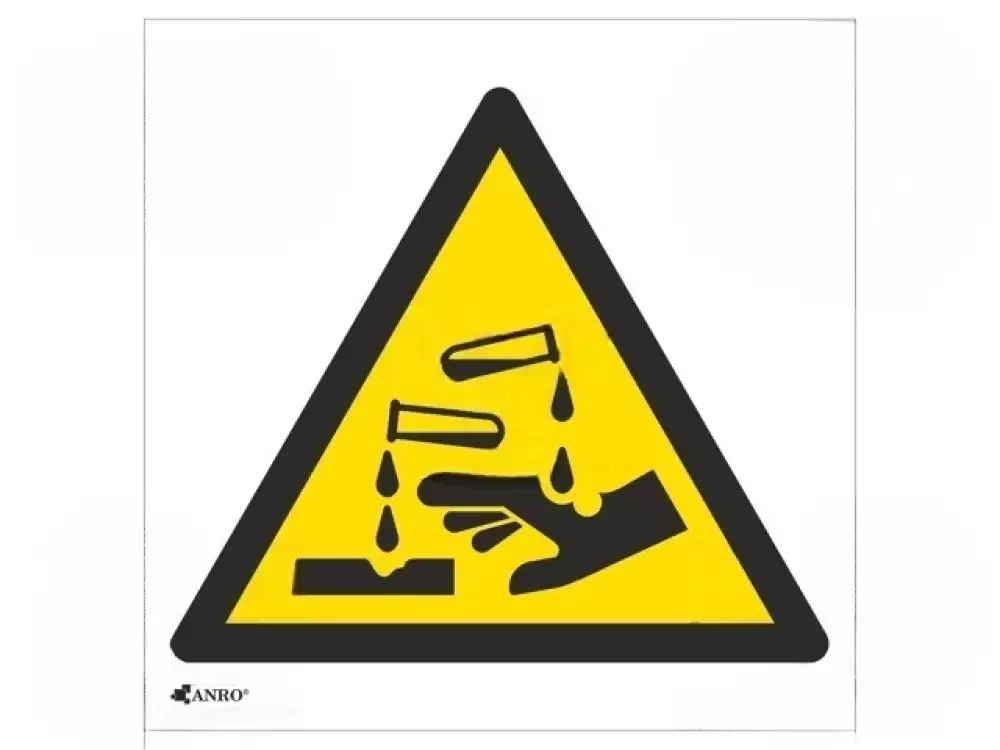 Safety sign-IW023CF Warning self-adhesive folie W200mm H200mm 