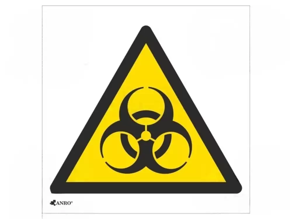 Safety sign-IW009CF| Warning self-adhesive folie W200mm H200mm 