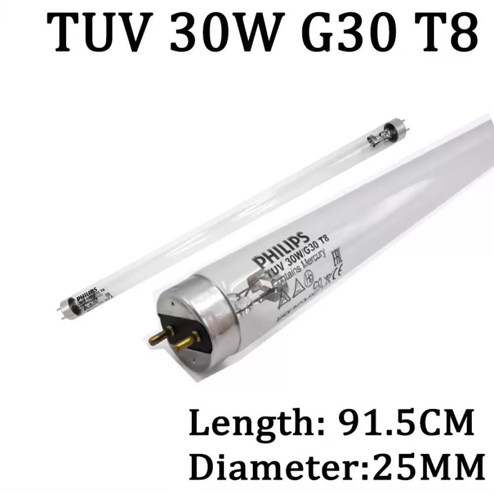 UV LAMP TUV30WG30T8 30W LENGHT 91.5CM DIAMETER 25MM 