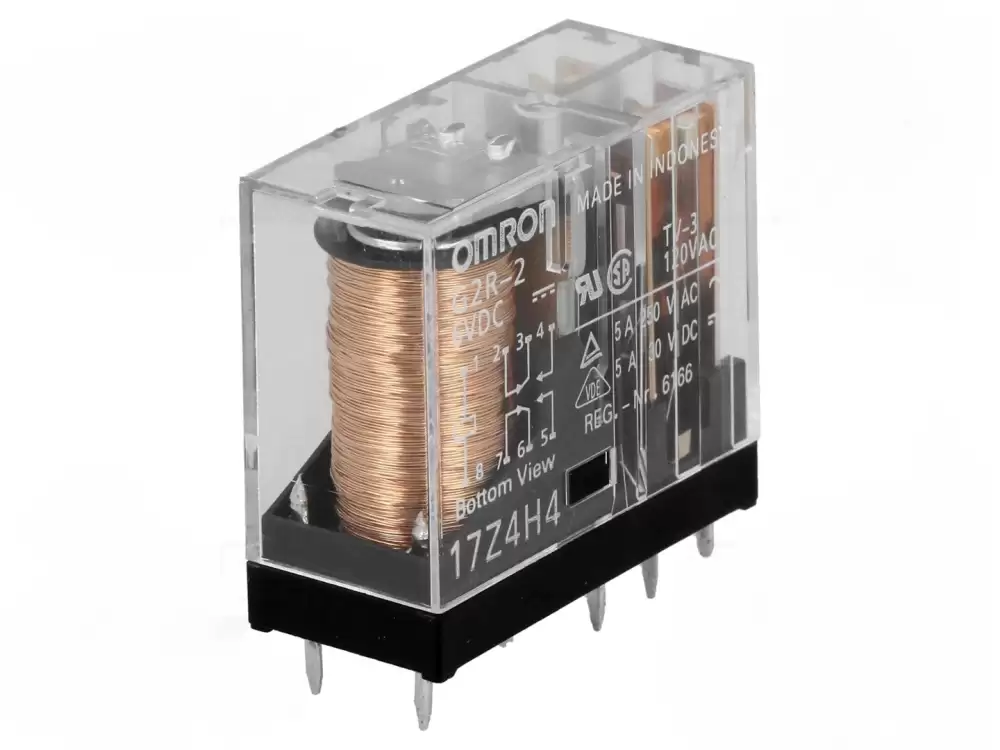 Omron-G2R-2 6VDC Relay electromagnetic DPDT Ucoil 6VDC 