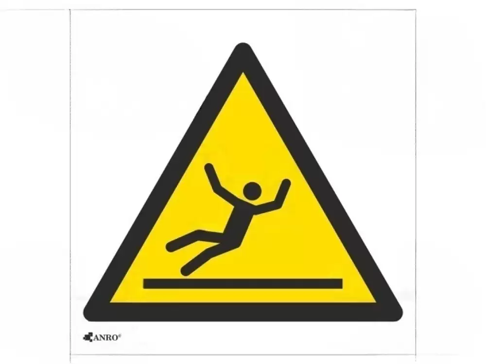 Safety sign-IW011CF Warning self-adhesive folie W200mm H200mm 