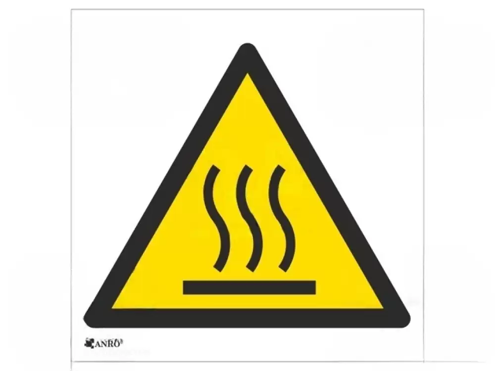 Safety sign-IW017CF Warning self-adhesive folie W200mm H200mm 