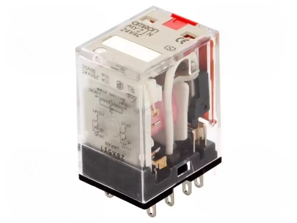 Omron-MY2IN 24AC  Relay electromagnetic DPDT Ucoil 24VAC 