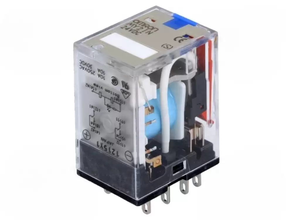 Omron-MY2IN 24VDC S Relay electromagnetic DPDT Ucoil 24VDC 