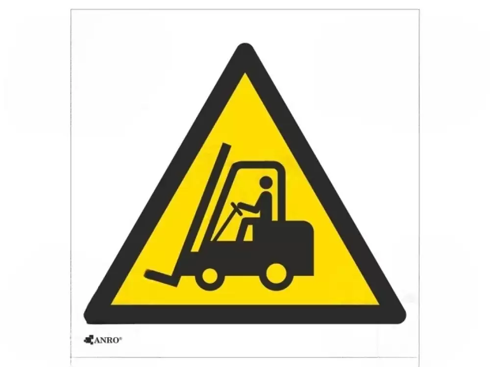 Safety sign-IW014CF Warning self-adhesive folie W200mm H200mm 