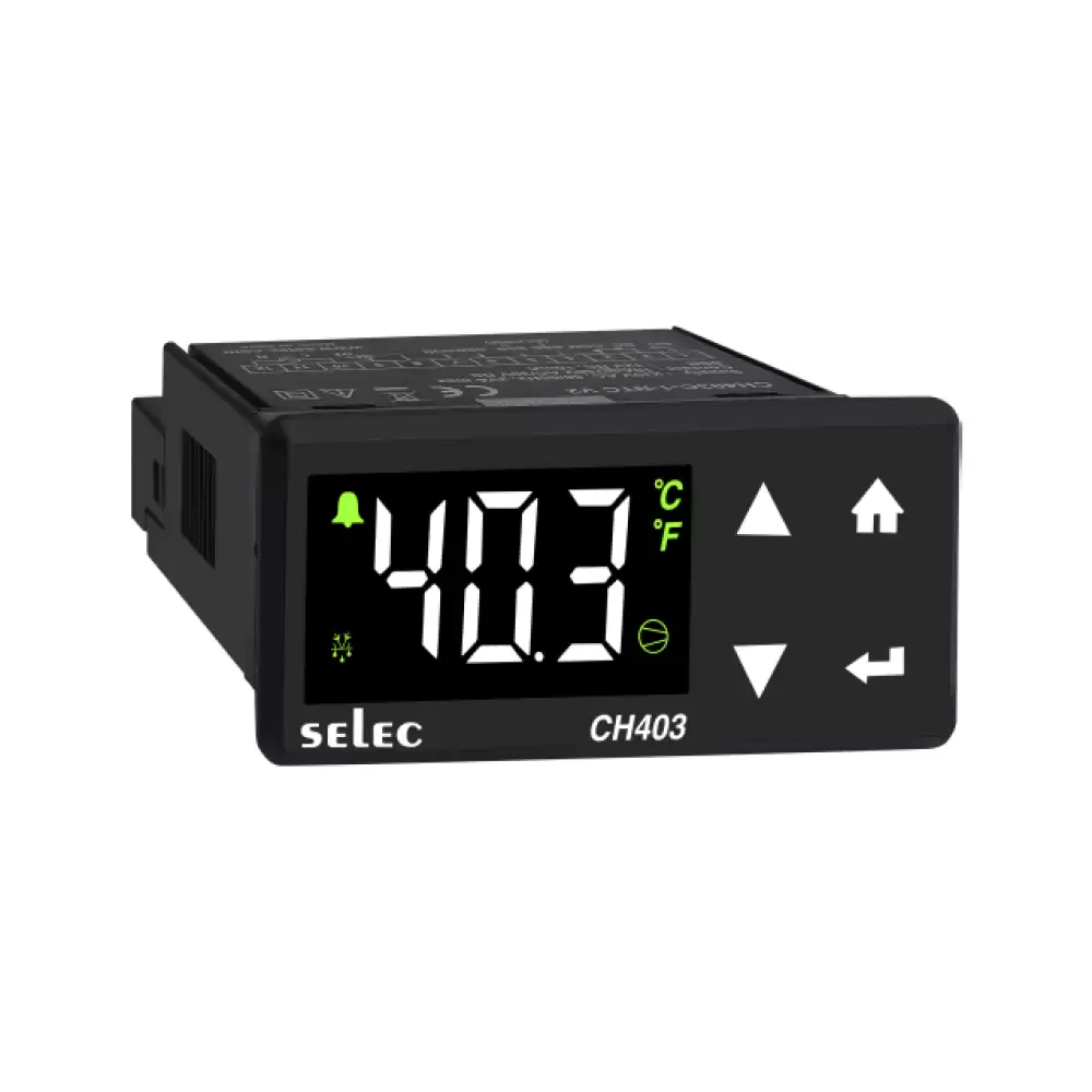 SELEC-CH403C-1-NTC V2, 3-DIGITS WHITE DISPLAY COOLING C