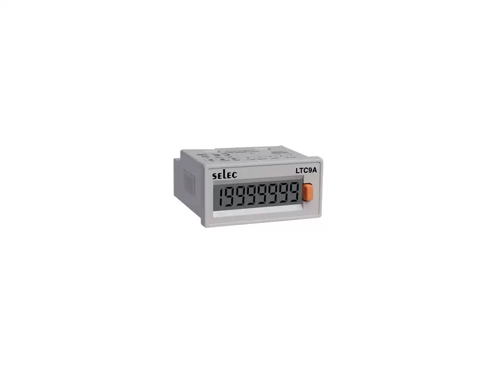 Selec LTC9A,7 12 DIGIT, LCD TIME + COUNT TOTALISER