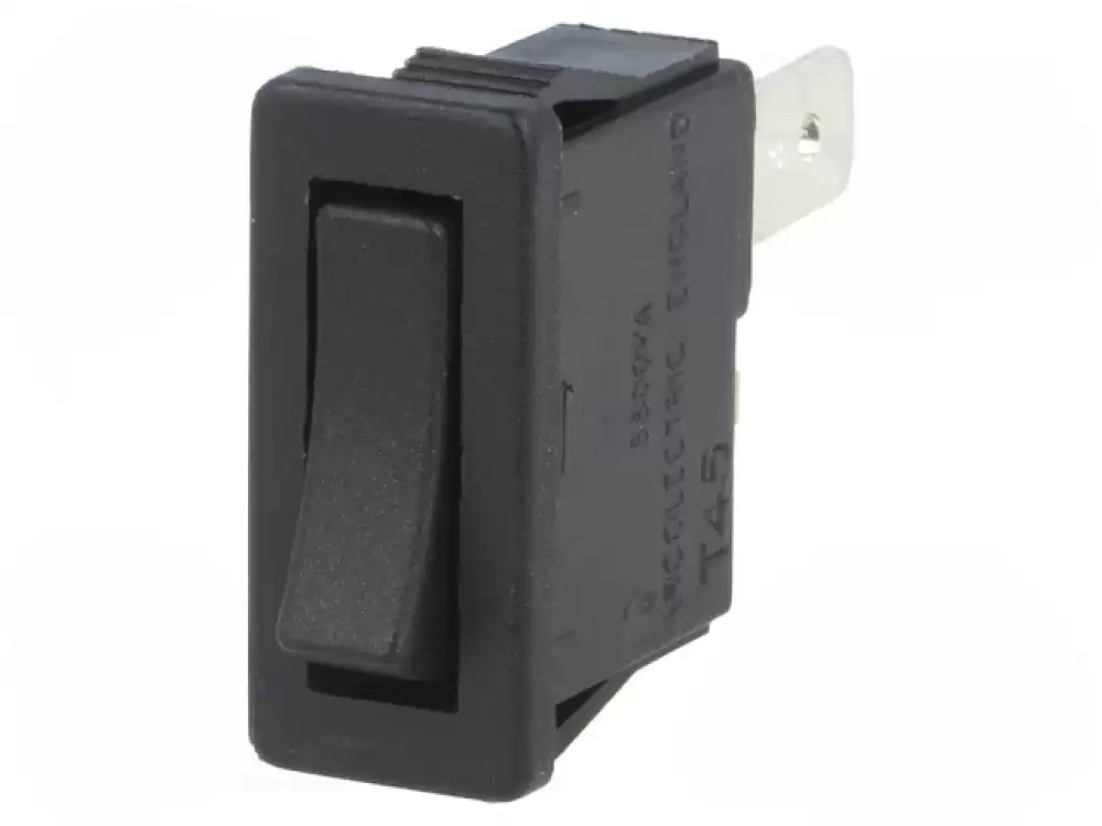 BULGIN- H8800VABB |Rocker Switch 10Amp 250VAC SPST ON-OFF