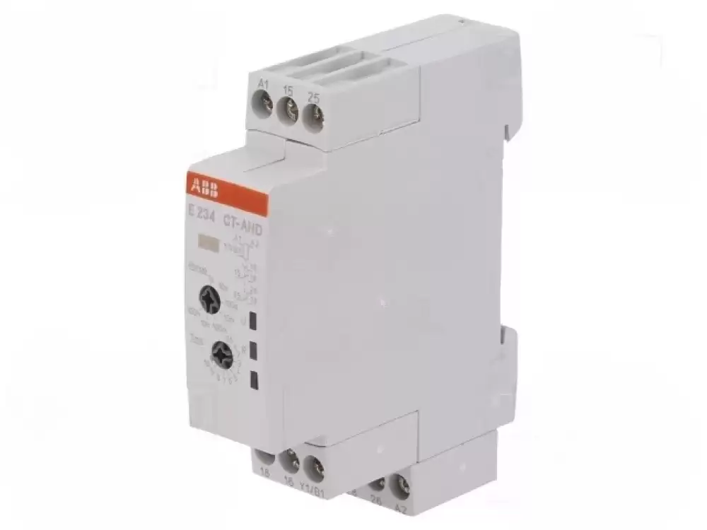 ABB-1SVR500110R0100 Timer 0,05s100h DPDT 250VAC5A Usup 24240VAC 2448VDC IP20