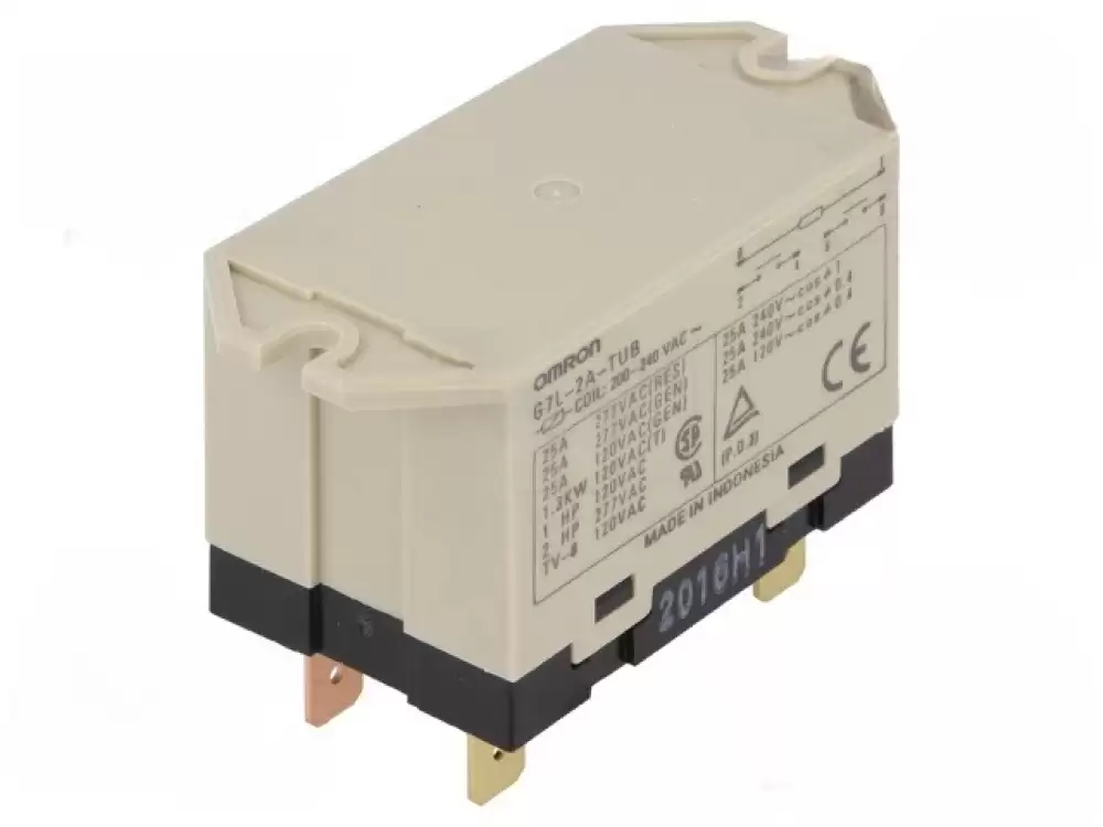 Omron-G7L-2A-TUB 200240VAC Relay electromagnetic  DPST-NO Ucoil 230VAC 