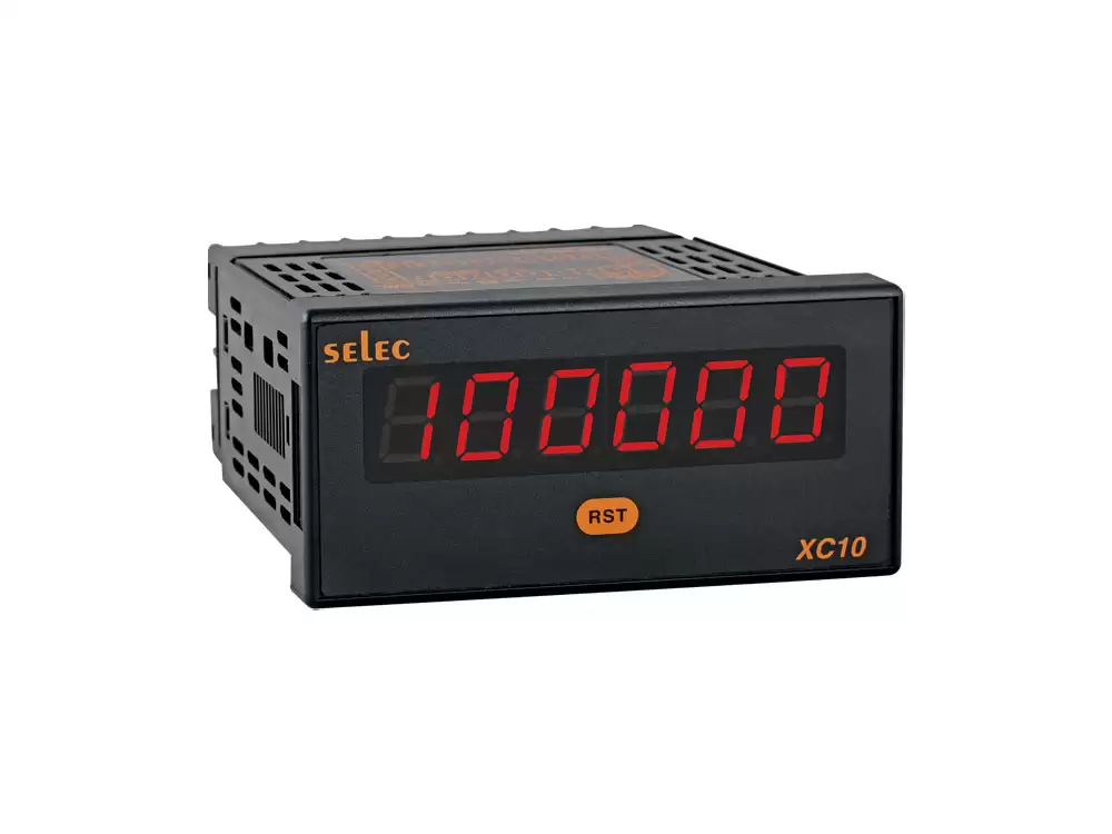 Selec XC10D,6 DIGIT LED COUNT TOTALISER, 48X96MM