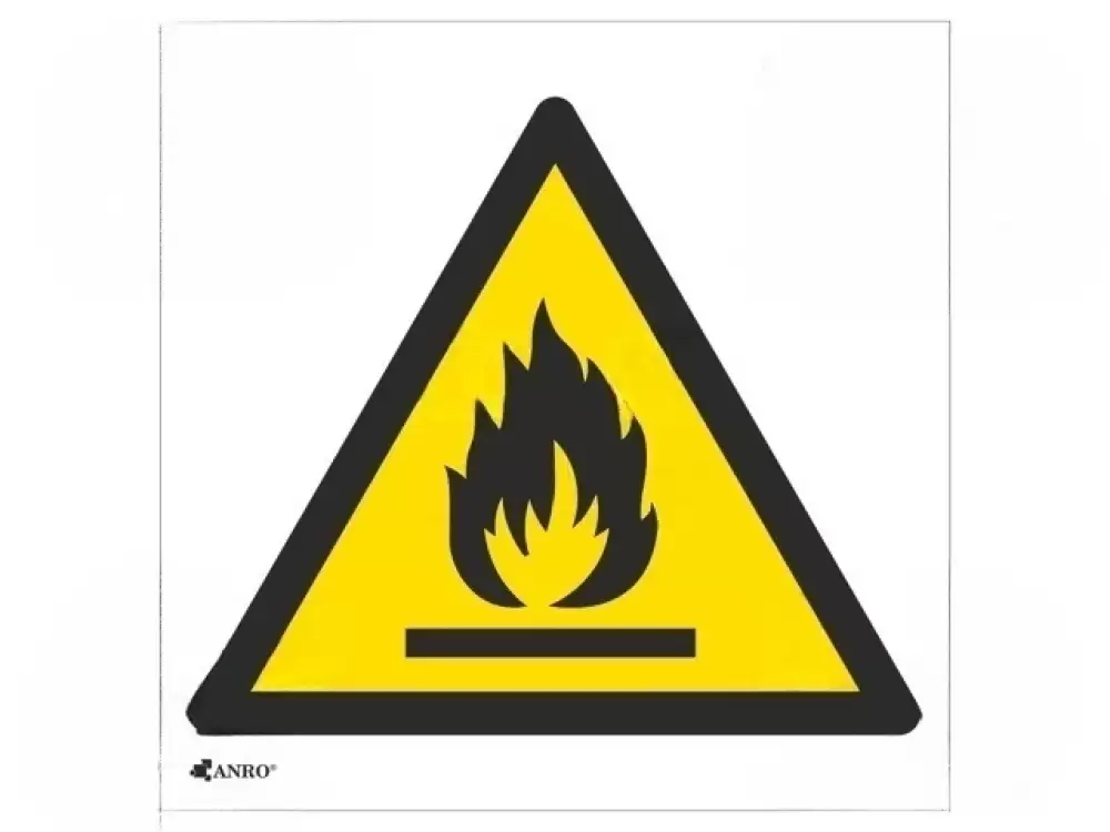 Safety sign- IW021CF Warning self-adhesive folie W200mm H200mm