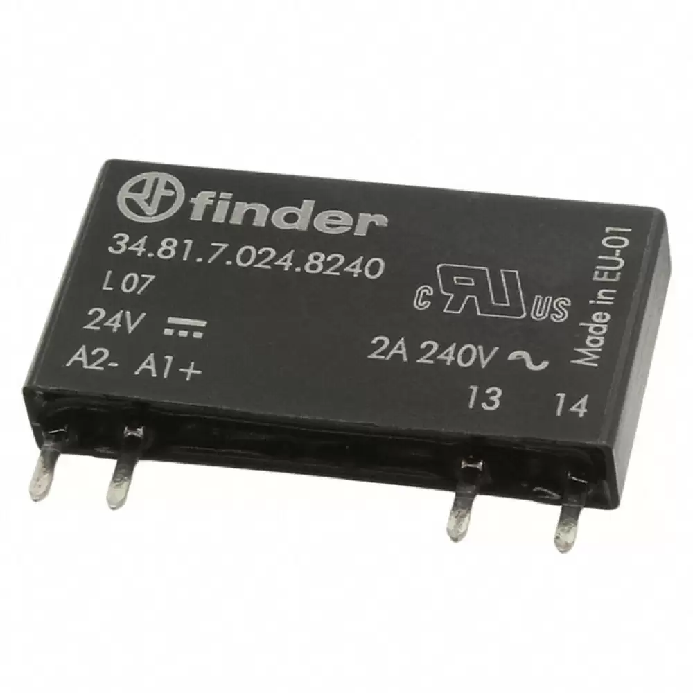 FINDER 34.81.7.024.8240 Solid State Relay IP 16-30VDC 2AMP 12-240VDC