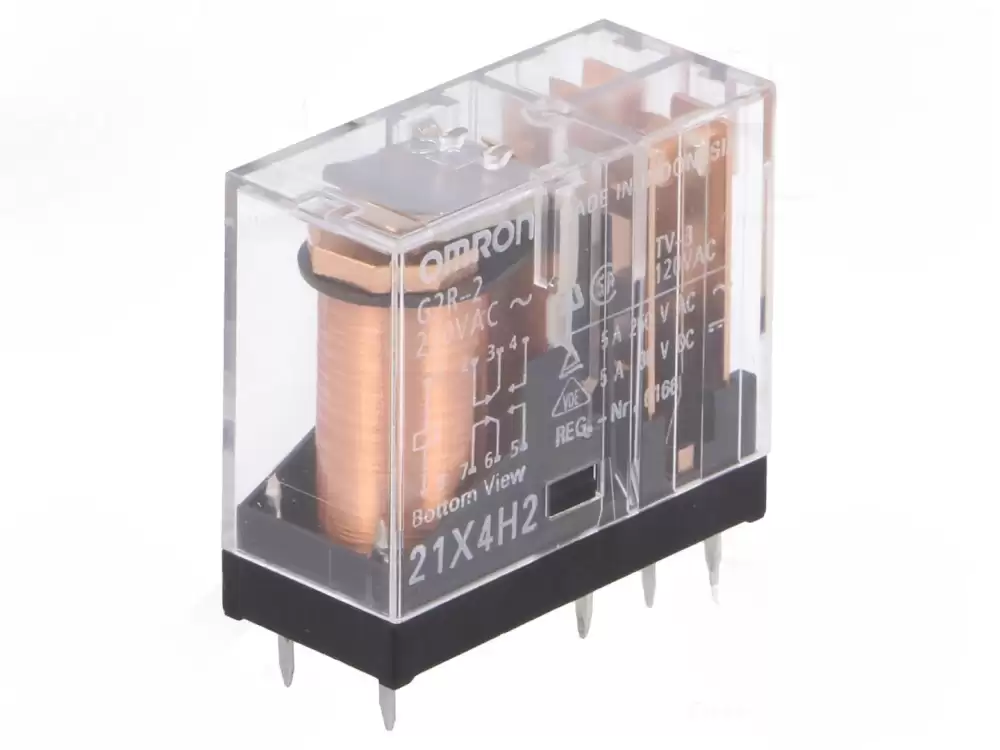 Omron-G2R-2 230VAC Relay electromagnetic DPDT Ucoil 230VAC 