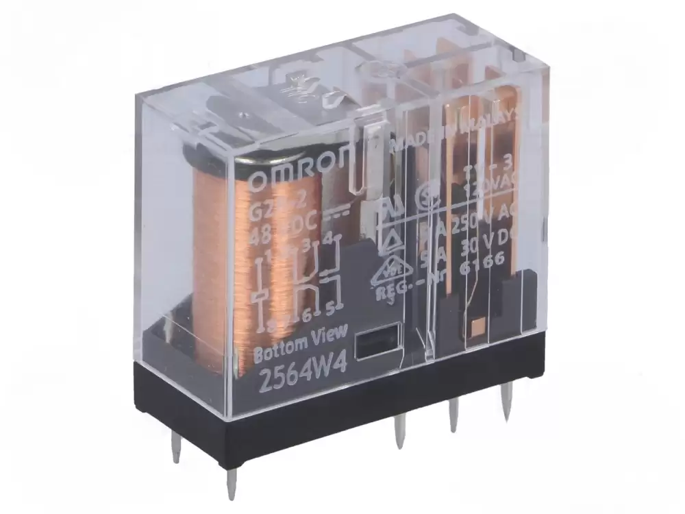 Omron-G2R-2 48VDC Relay electromagnetic DPDT Ucoil 48VDC 