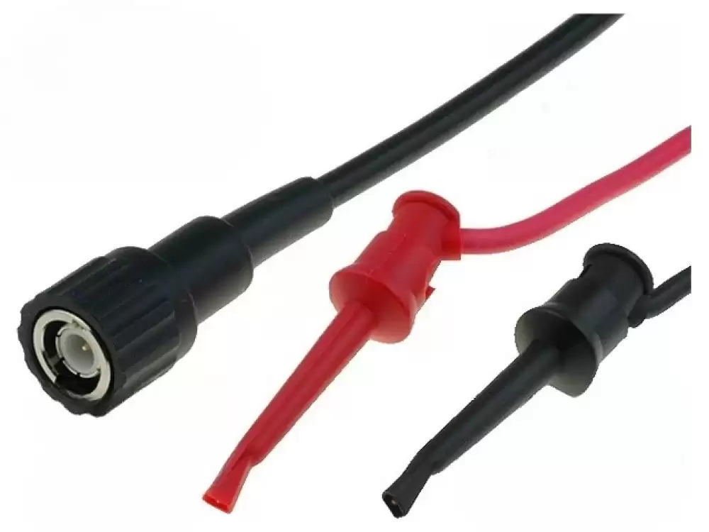  AXIOMET-AX-TL-BNC-CH2 Test lead 3A 3A BNC plug,clip-on hook probe x2 