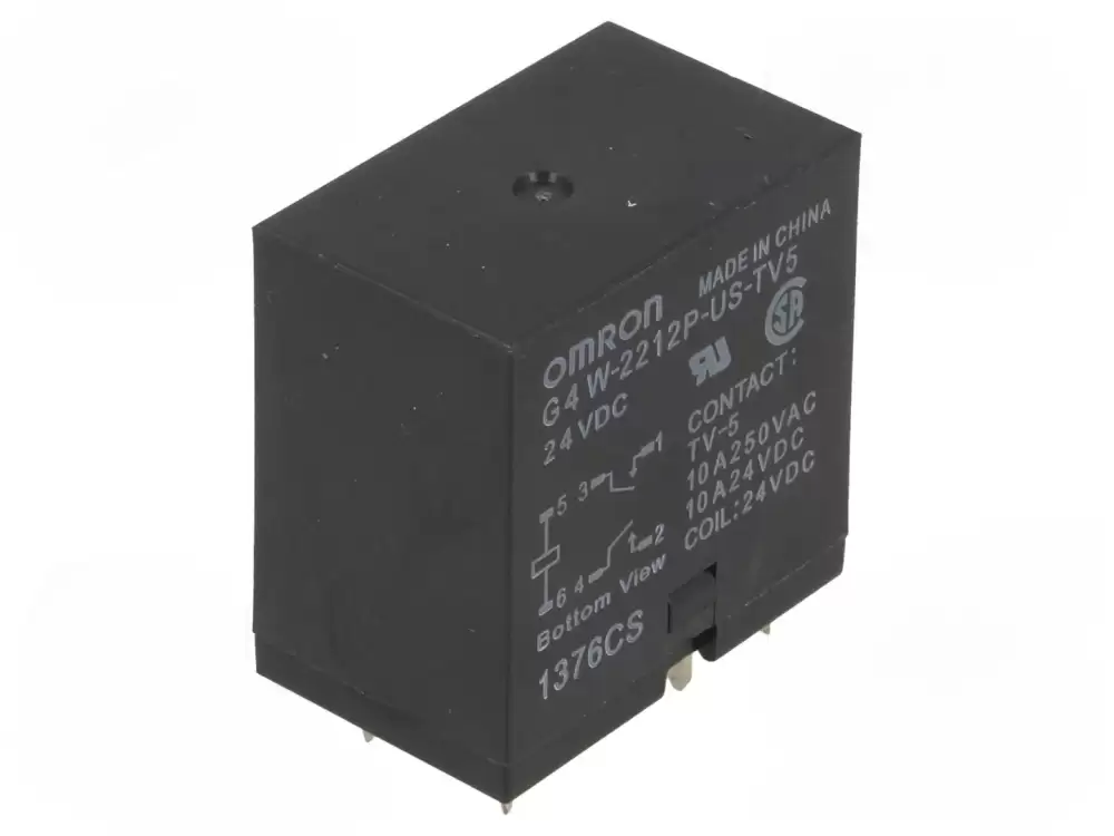 Omron-G4W-2212P-US-TV5 24VDC Relay electromagnetic DPST-NO Ucoil 24VDC 