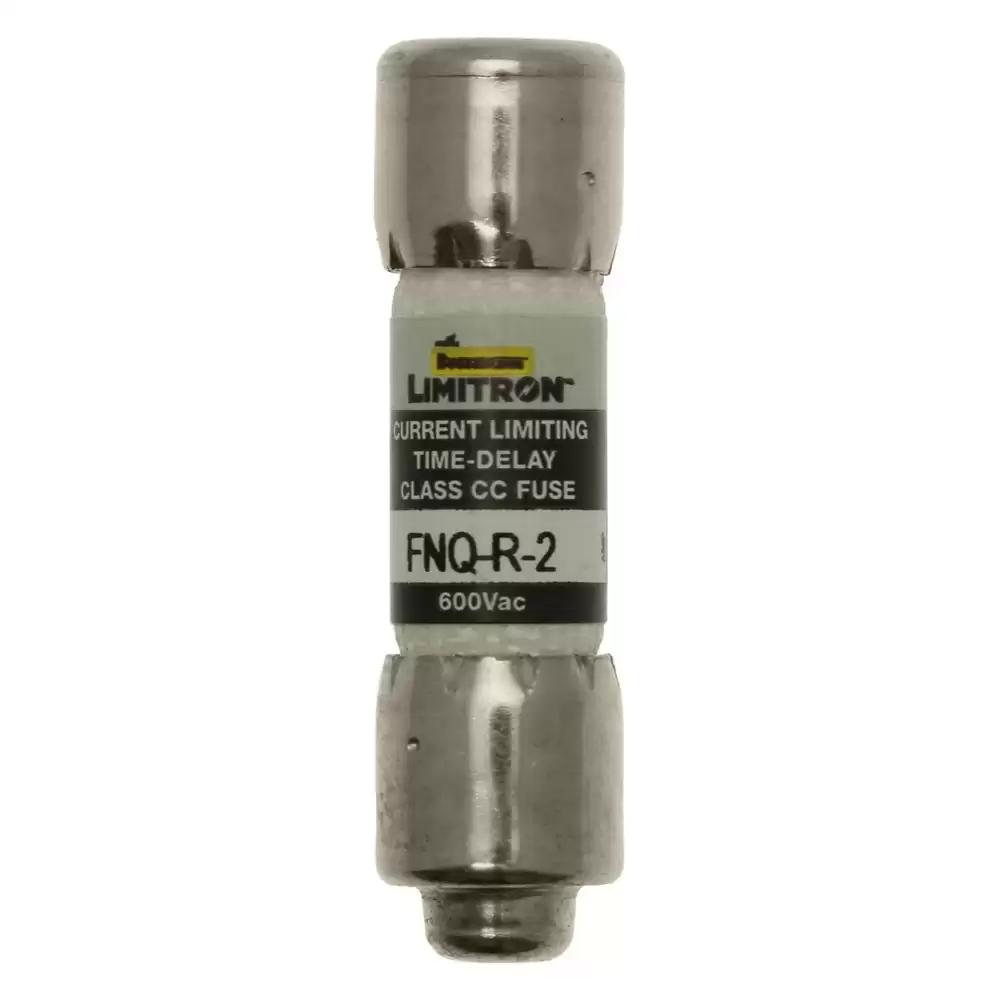 BUSSMANN - FNQ-R-2 time delay fuses Class CC 2A 600V AC 