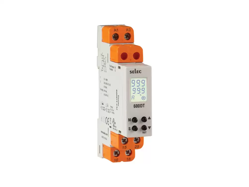 Selec 600DT-CU,15 FUNCTIONS, WIDE TIME RANGE, UNIVERSAL POWER SUPPLY