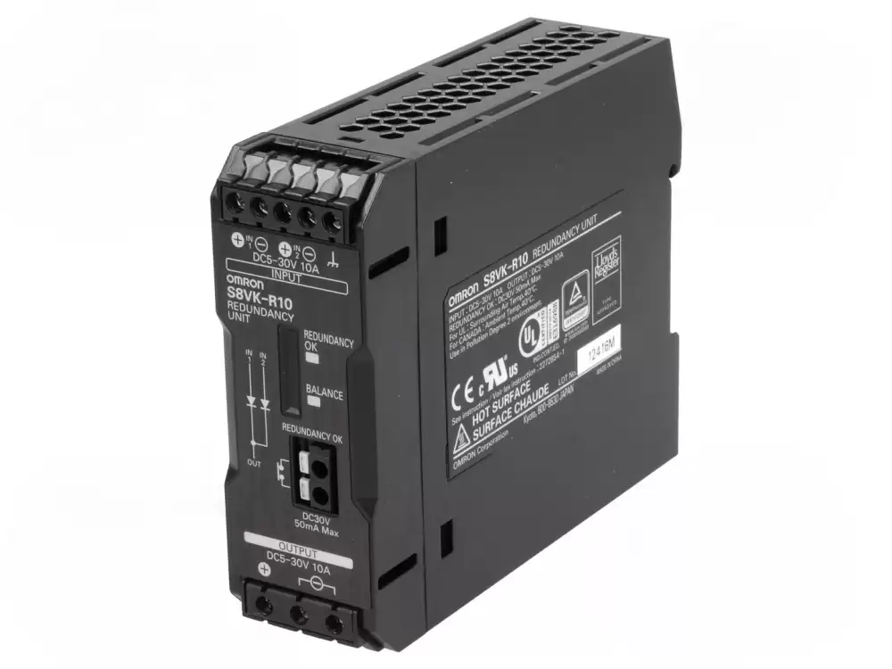 OMRON -S8VK-R10 Power Supply redundancy 10A 530VDCS8VK-R10 Electr.connect terminal block 