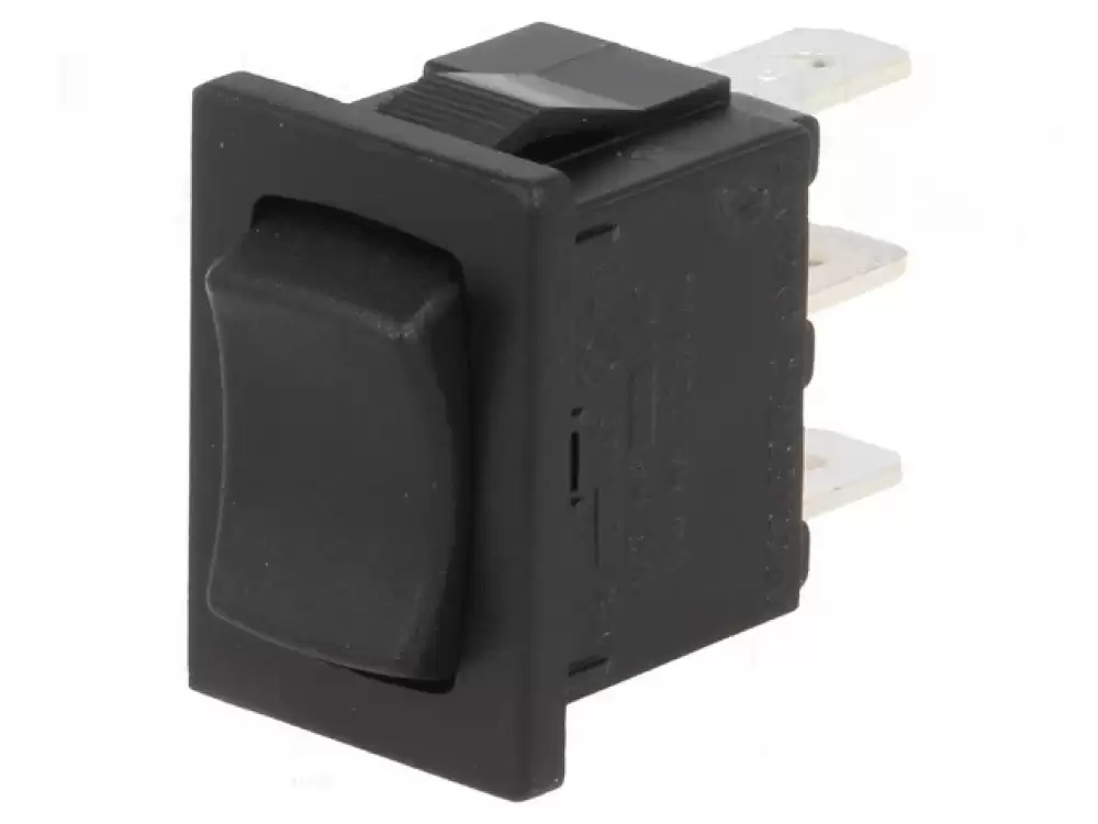 BULGIN - H8620VBBB |Rocker Switch 10Amp 250VAC SP3T ON-OFF-ON