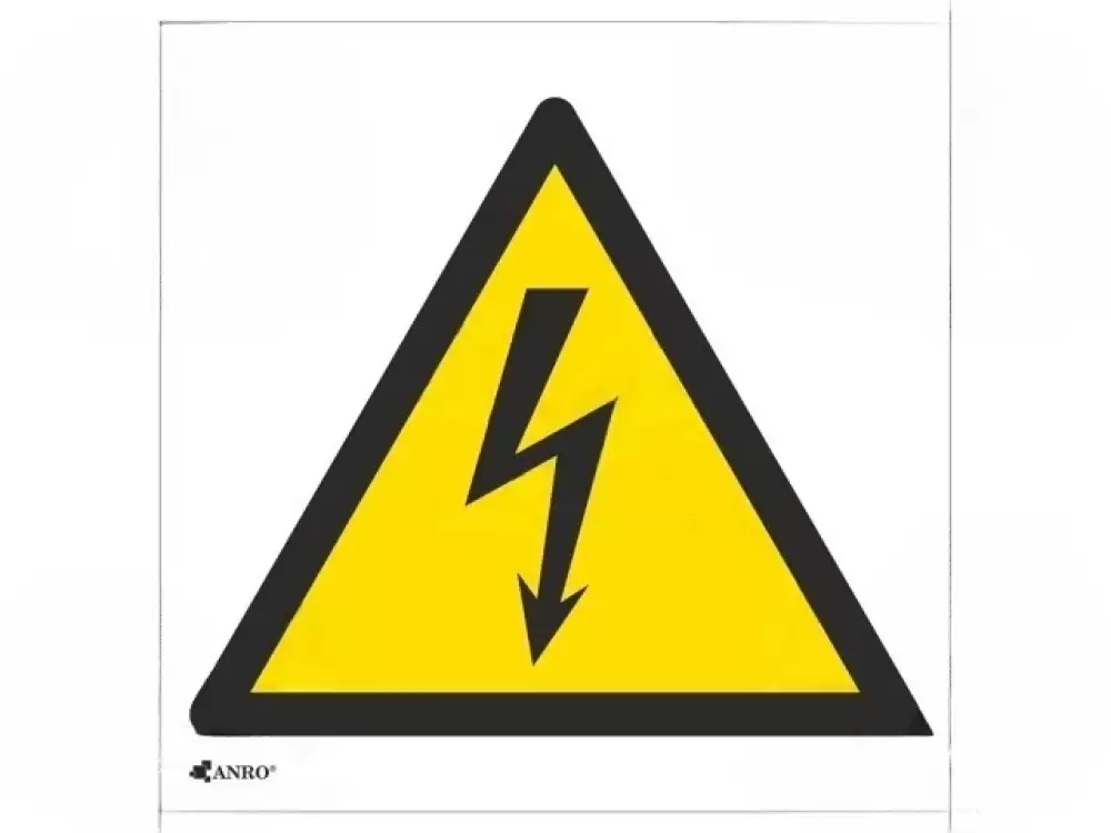 Safety sign-IW012CF Warning self-adhesive folie W200mm H200mm 