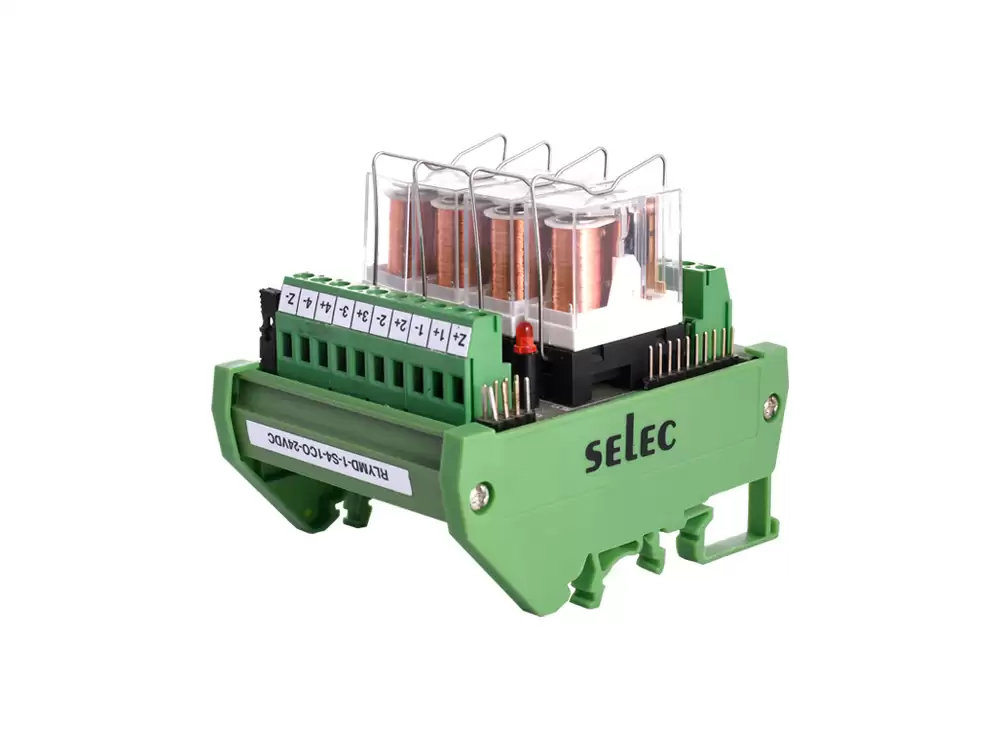 Selec  ERLYMD-2-1-S8-1CO-24V,8 CHANNEL 1 CHANGEOVER RELAY MODULE, MODBUS RS485 Master communication