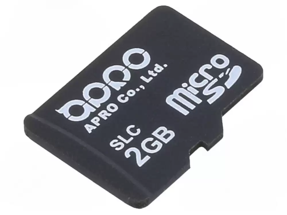 APRO-WPMSD002G-PFITI Memory Card microSDHC, SLC 2GB  PHANES-F 