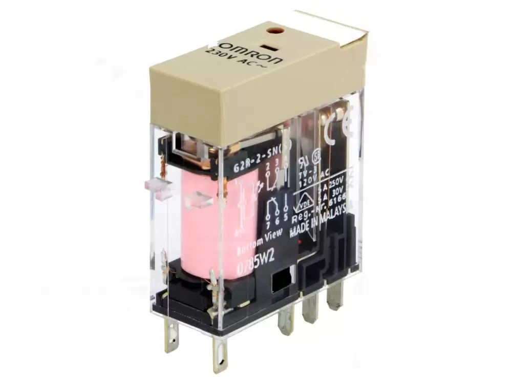 Omron-G2R-2-SN 230VAC S  Relay electromagnetic  DPDT Ucoil 230VAC 