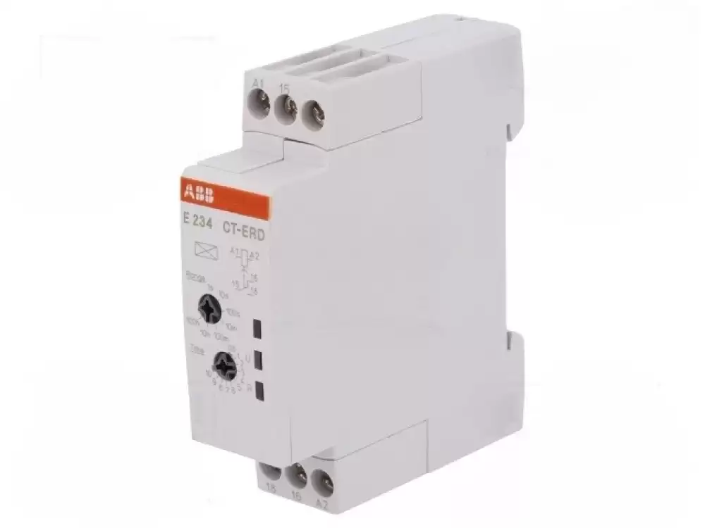 ABB-1SVR500100R0000 Timer 0,05s100h SPDT 250VAC5A Usup 24240VAC 2448VDC IP20