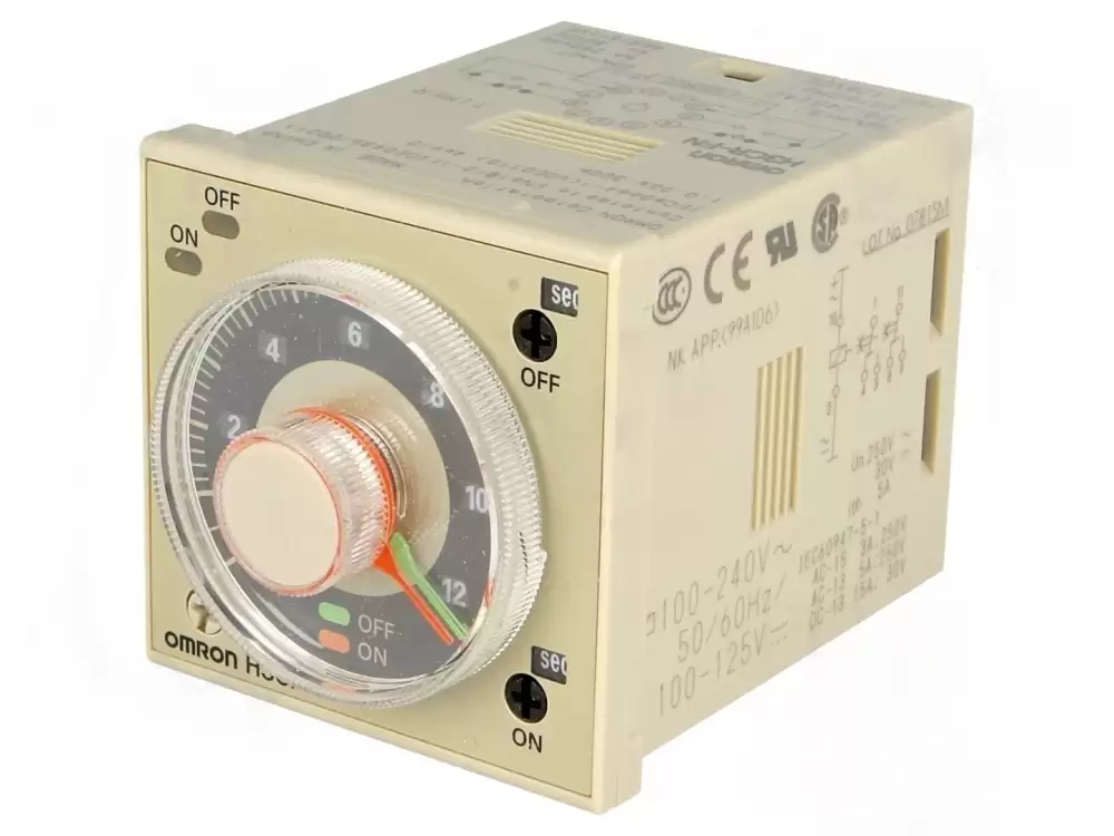 OMRON-H3CR-FN 100-240AC100-125DC Timer  DPDT 250VAC5A 