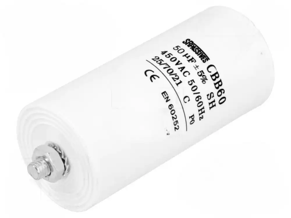 Capacitor 50uF SR PASSIVES  450V 50x106mm 3000h CBB60E-50450