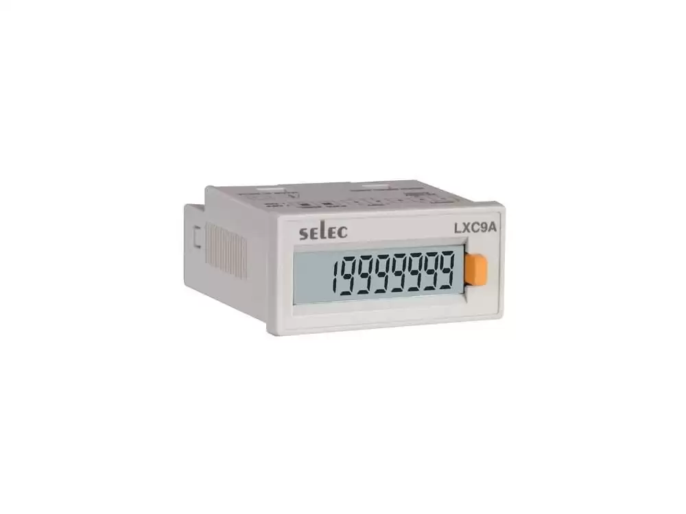 Selec  LXC900A-V,7 12 DIGIT, LCD COUNT TOTALISER VOLTAGE IP