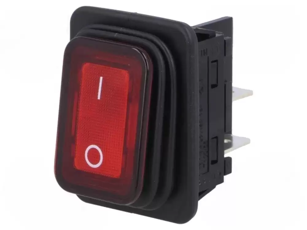 MARQUARDT-1935.3112 |Rocker Switch 20Amp 250VAC DPST ON-OFF 