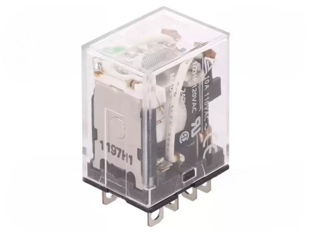 Omron-LY2N 48VDC Relay electromagnetic  DPDT Ucoil 48VDC 