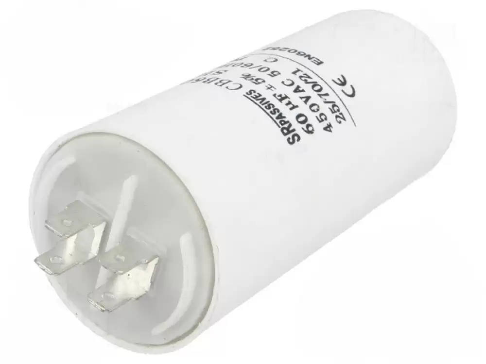 Capacitor 60uF SR PASSIVES  450V 50x106mm 3000h CBB60E-60450