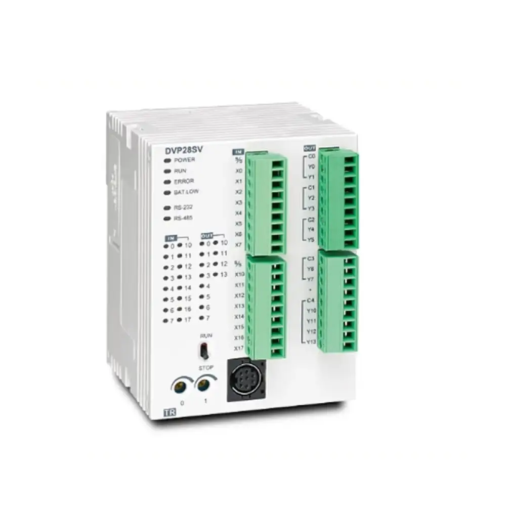 Delta DVP28SA211T Programmable Logic Controller  16 Inputs, 12 Transistor Outputs, 24V DC