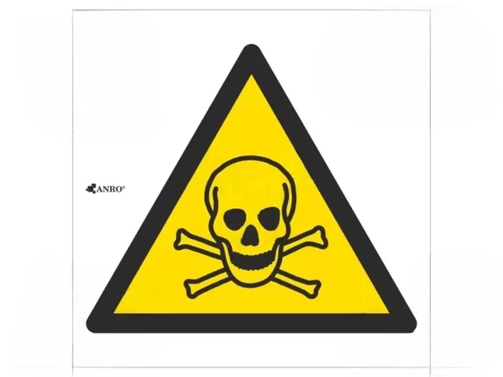 Safety sign-IW016CF Warning self-adhesive folie W200mm H200mm 